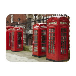 Magnet Flexible Rangée de cabines téléphoniques à l'arrière du Roy