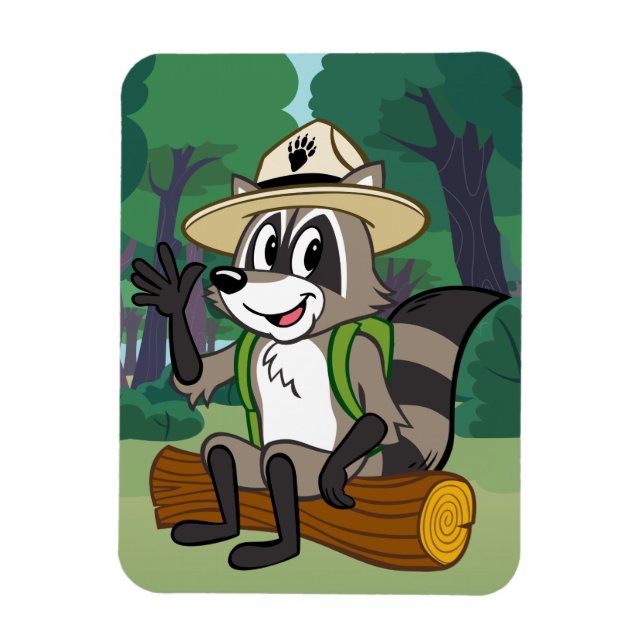 Magnet Flexible Ranger Rick | Ranger Rick Sitting (Vertical)