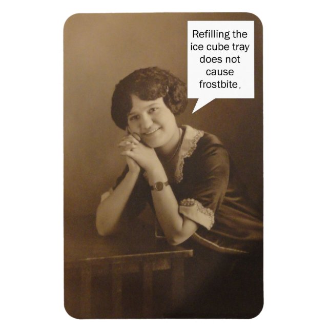 Magnet Flexible Rappel du plateau à glaçons (Vertical)