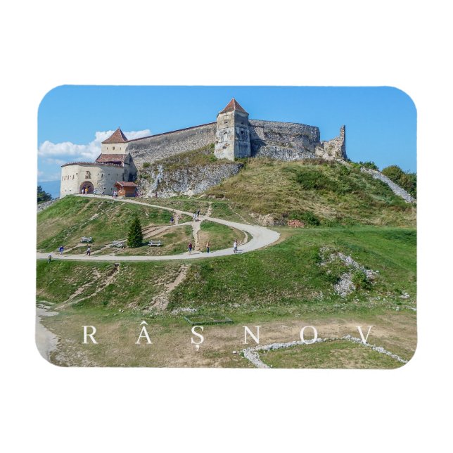 Magnet Flexible Rasnov Citadel entrée vue frigo aimant (Horizontal)