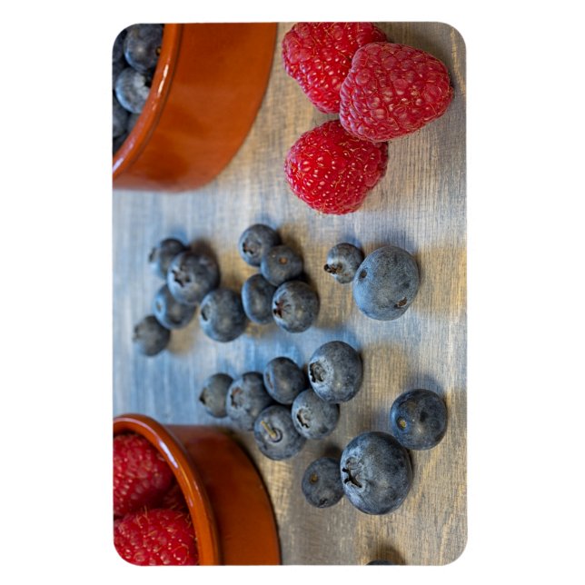 Magnet Flexible Raspberries et Blueberries (Vertical)