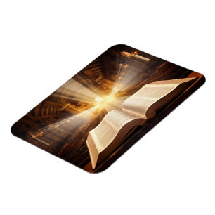 Magnet Flexible Rayons lumineux de la Bible ouverte