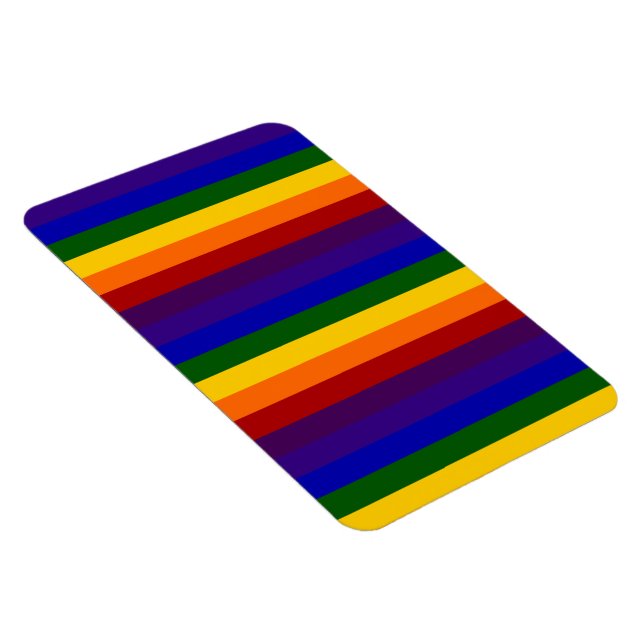 Magnet Flexible Rayures arc-en-ciel (Côté Droit)