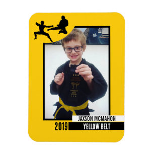 Magnet Flexible Réalisation de la ceinture Karate Aimant photo fle