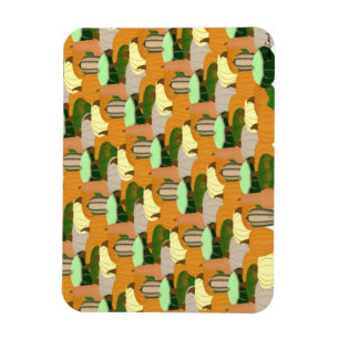 Magnet Flexible Récolte Motif d'automne