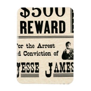 Magnet Flexible Récompense pour Jesse James
