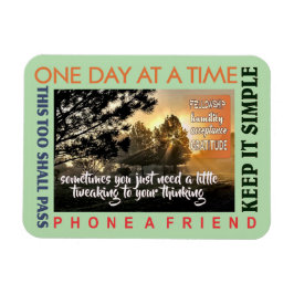 Magnet Flexible Récupération en 12 étapes Aimant de réglage 25