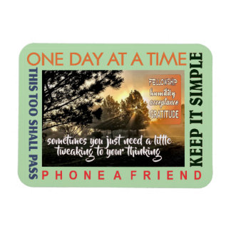 Magnet Flexible Récupération en 12 étapes Aimant de réglage 25