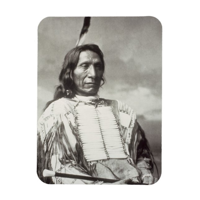 Magnet Flexible Red Cloud Chief (1822-1909) 1880 (photo b/w) (Vertical)