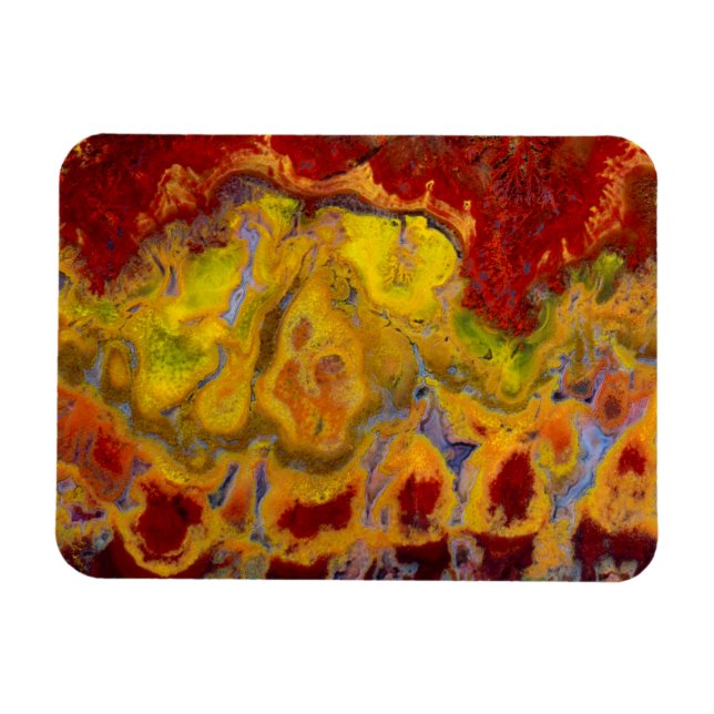 Magnet Flexible Red Crayola Jasper (Horizontal)