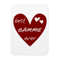 Red Heart Best Gammie Ever Cadeaux