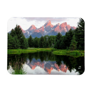 Magnet Flexible Réflexions de Grand Teton sur l'étang Beaver