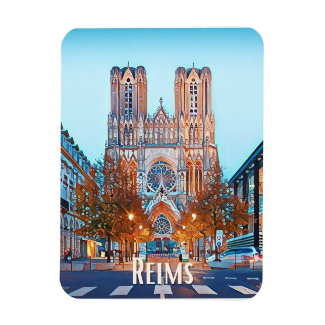 Magnet Flexible Reims Photo Vintage (Vertical)