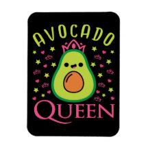 Reine de l'avocat mignonne avec cœur Fille Keto Cu