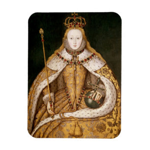 Magnet Flexible Reine Elizabeth I à Coronation Robes
