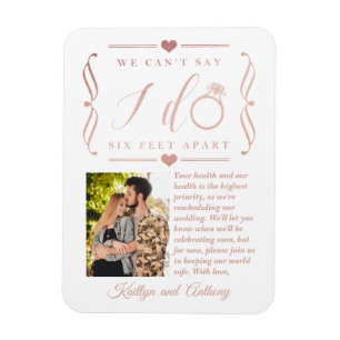 Magnet Flexible Remise du Mariage de Six Pieds Horaire Changement