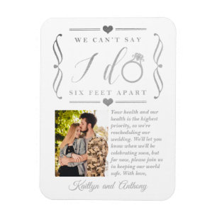Magnet Flexible Remise du Mariage de Six Pieds Horaire Changement
