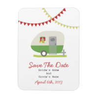 Remorque Green Retro Enregistrer La Date