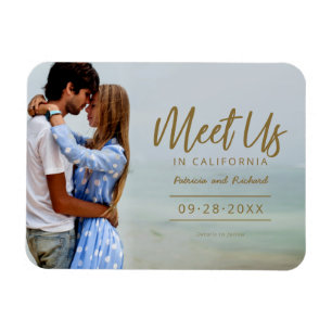 Magnet Flexible Rencontrez-Nous Lors De La Photo De Save The Date 