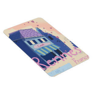 Magnet Flexible Rennes France dessin animé vintage