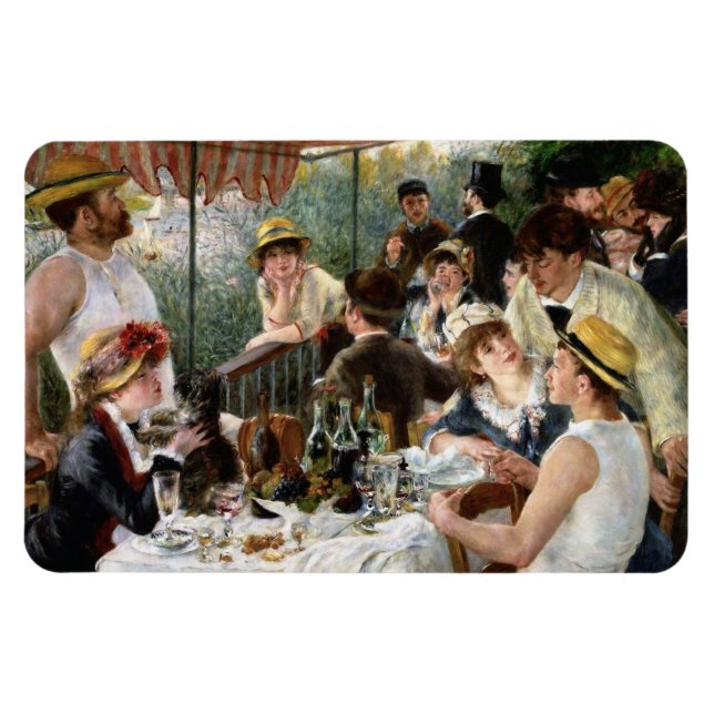 Magnet Flexible Renoir : Déjeuner de la fête nautique (Horizontal)