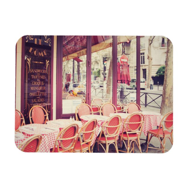 Magnet Flexible Repas À Paris Al Fresco (Horizontal)