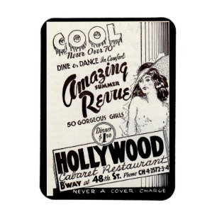 Magnet Flexible Restaurant hollywoodien Cabaret des années 1930