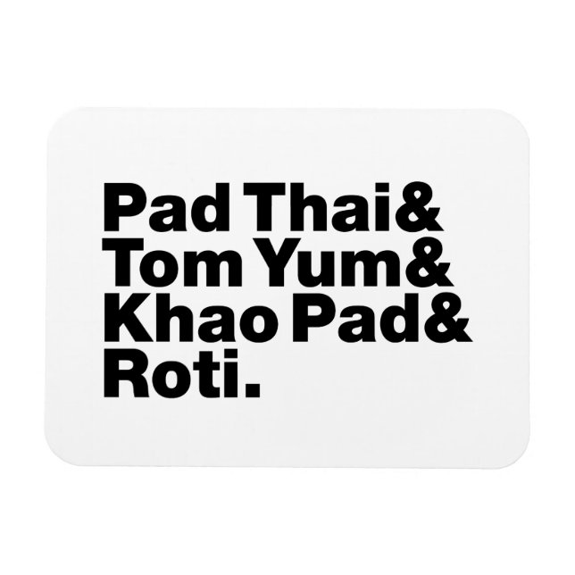 Magnet Flexible Restauration de rue Thaï (Horizontal)