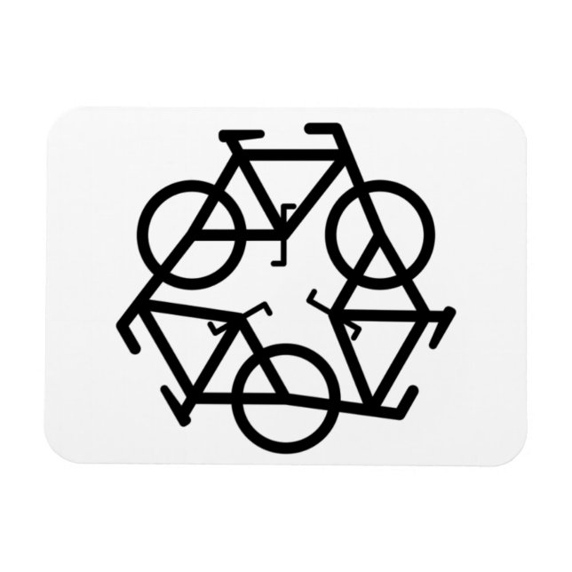 Magnet Flexible Rétablir le cycle de l'aimant Premium (Horizontal)