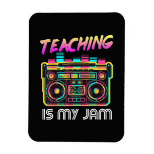 Magnet Flexible Retour à l'école Rétro Enseigner est mon truc 80s