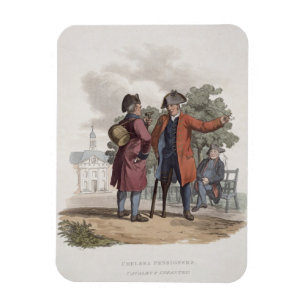 Magnet Flexible Retraités de Chelsea, cavalerie et infanterie, de