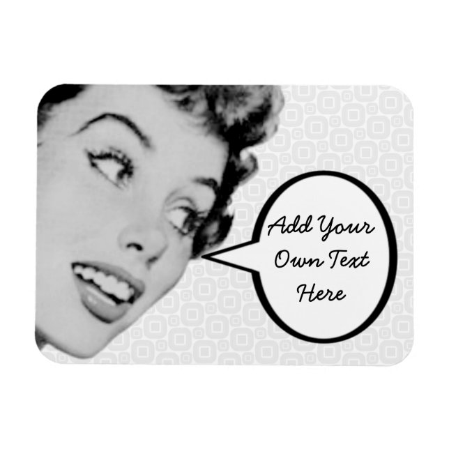 Magnet Flexible Rétro, faire (Horizontal)