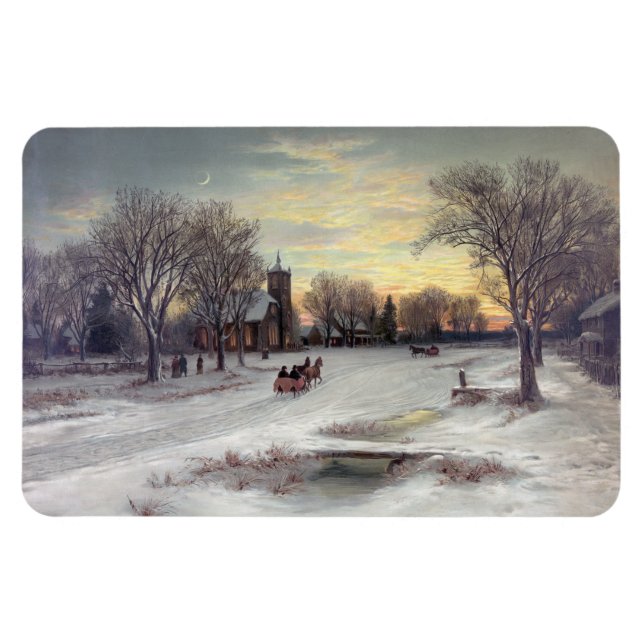 Magnet Flexible Réveillon de Noël (Horizontal)