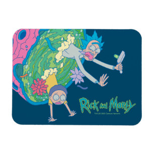 Magnet Flexible RICK ET MORTY™   Décrochage du portail infecté