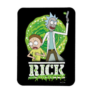 Magnet Flexible RICK ET MORTY™ Éclat vert