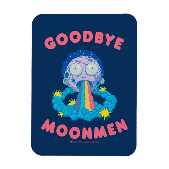 Magnet Flexible RICK ET MORTY™ | Goodbye Moonmen (Vertical)