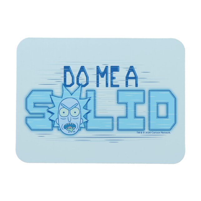 Magnet Flexible RICK ET MORTY™ | Me Faire Un Solide (Horizontal)
