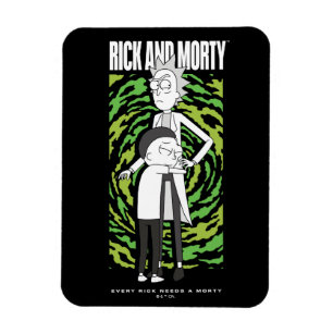 Magnet Flexible RICK ET MORTY™ Morty Hugging Rick