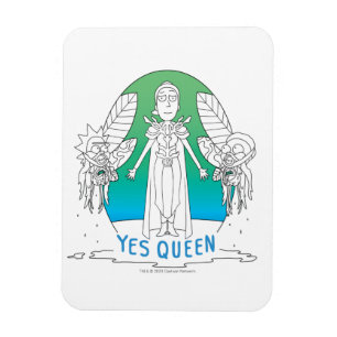 Magnet Flexible RICK ET MORTY™   Oui Reine