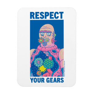 Magnet Flexible RICK ET MORTY™   Respectez vos engrenages