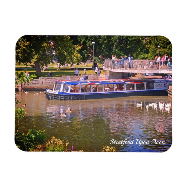 Magnet Flexible River Tour Stratford Sur Avon Warwickshire (Horizontal)