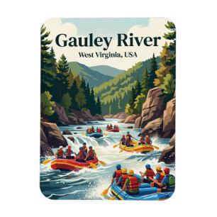 Magnet Flexible Rivière Gauley, Virginie-Occidentale, États-Unis