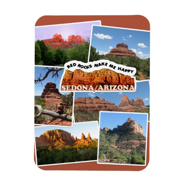 Magnet Flexible Roches rouges de Sedona (Vertical)