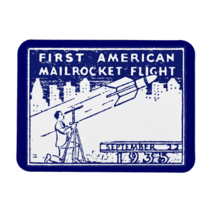 Magnet Flexible Rocket Mail américain 1935