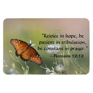 Magnet Flexible Romains 12:12 papillon