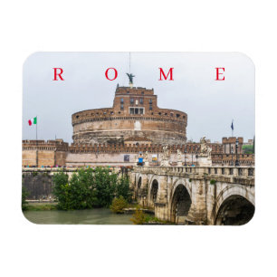 Magnet Flexible Rome Castel Sant'Angelo vue aimant frigo