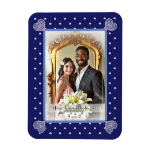 Magnet Flexible Rosace bleue