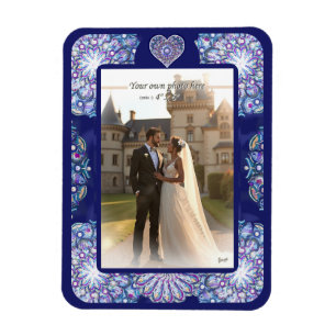 Magnet Flexible Rosace bleue