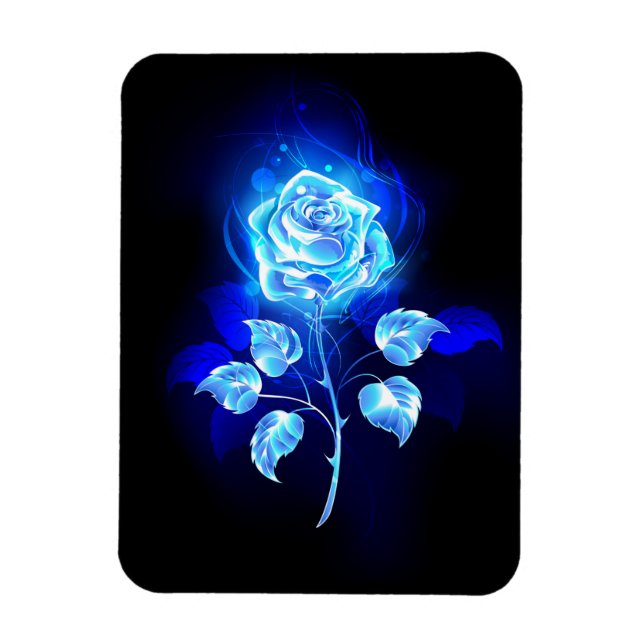Magnet Flexible Rose bleu brûlant (Vertical)
