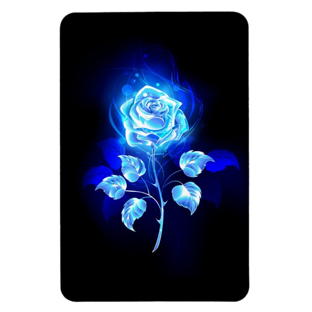 Magnet Flexible Rose bleu brûlant (Vertical)